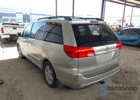 2004 Toyota Sienna Xle из США, поврежденный, VIN 5TDZA22CX4S099811